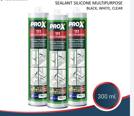 Segel Segala Kebutuhan Anda dengan Pro-X 111 Multipurpose Silicone Sealant Acetic